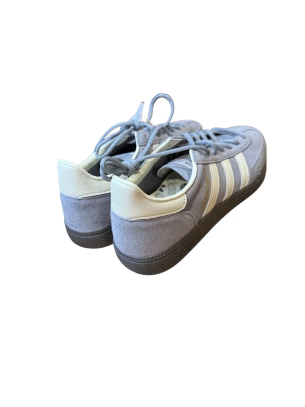 Men's Adidas Handball Spezial Grey White Sneakers Size 10